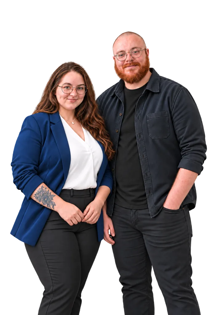 Beatriz e Edigar Miguel - Fundadores da Wepluzz